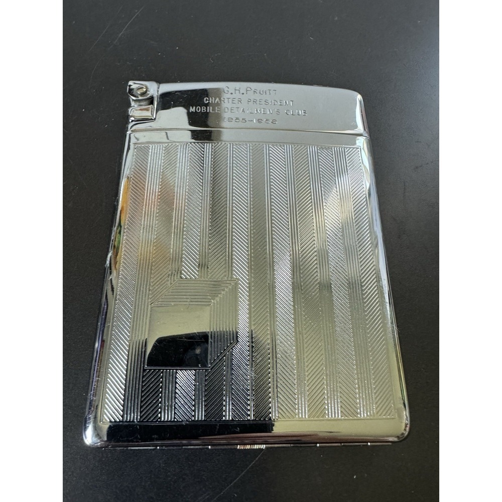 Vintage Royal Cigarette Case And Lighter